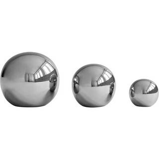 101 Copenhagen - Gallery Balls, Set of 3 - Chrome - Pyntegenstande - Kristian Sofus Hansen,Tommy Hyldahl - Sølv