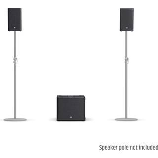 LD Systems 2 x 8" powered PA Speaker + 1 x 15" powered Subwoofer