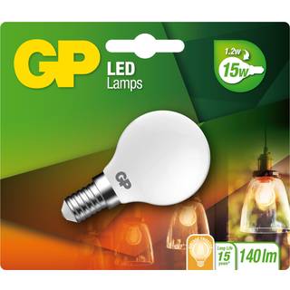 GP LED-lampe Filament Frozen Mini Globe, E14, 1,2W (15W), 136lm