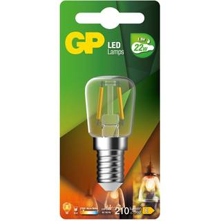 GP LED-lampe Filament, T25, E14, 1,9W (22W), 210lm