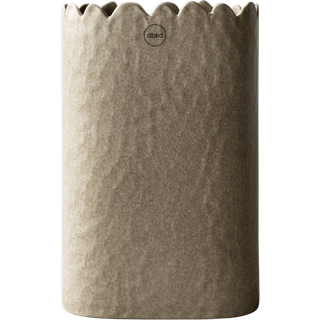 DBKD Flowery vase 20 cm Beige