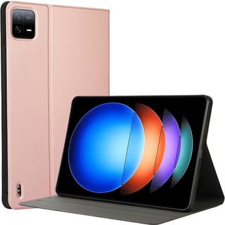 EIDERWOOD Xiaomi Pad 6S Pro Vegansk Læder Tablet Cover m. Ståfunktion - Rose Gold