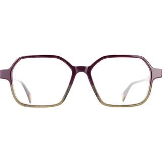 VANNI V6614 A68 54 Briller Mænd Brun - Transparent Brown - 54mm