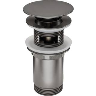 Bottenventil Click-Clack Universell Grå Titanium Matt