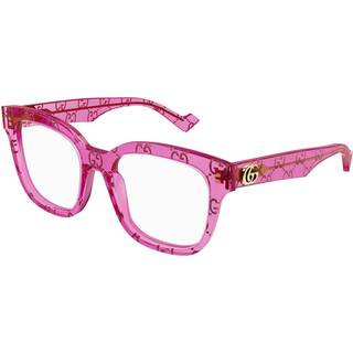 Gucci Kvinde GG0958O 011 Optiske stel Acetat Rosa Transparent Firkantet