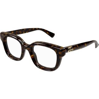 Gucci Kvinde GG1831O 002 Optiske stel Injiceret Havana Transparent Firkantet