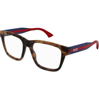 Gucci Mand Gucci GG1870O 007 Optiske stel Acetat Havana Transparent Firkantet