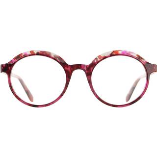 VANNI M143 A305 48 Briller Kvinder Rød - Transparent Dark Red On Fuchsia Pink Tor - 48mm