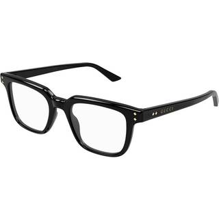 Gucci Mand GG1895O 001 Optiske stel Acetat Sort Transparent Firkantet