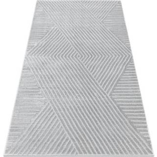 Tæppe BALANCE 1503 grå - Geometrisk, strukturelt, glamour 200x290 cm