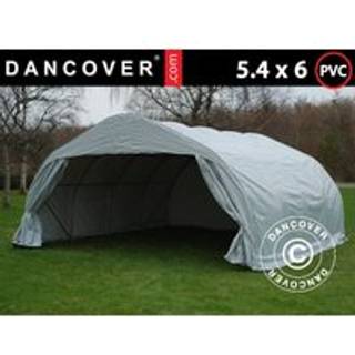 Garagetelt Opbevaringstelt dobbelt 5,4x6x2,9m PVC, Grå