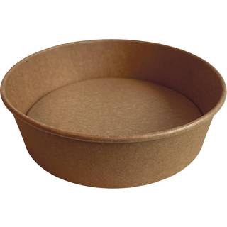 Salatskål Brun Kraft 1100 ml, 50 stk 32 oz Ø187 mm