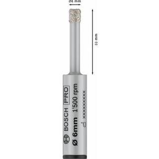 Bosch diamantbor pro ceramic 6mm