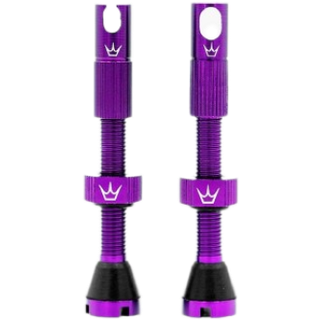 Peatys x ChrisKing Tubeless Ventiler 80mm Violet