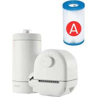 Intex filterpumpe til pool - 4400 liter i timen - filterindsats A