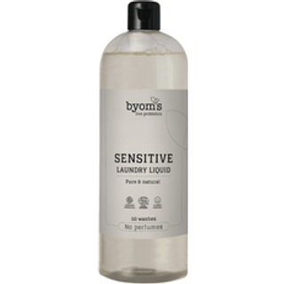 Byoms Sensitive - Probiotic Laundry Liquid - Ecocert - 50 vaske - 1000 ml