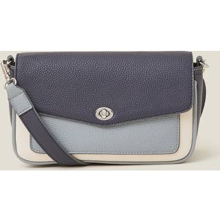 Accessorize Accessorize Blue Colourblock Faux Leather Cross-Body Bag