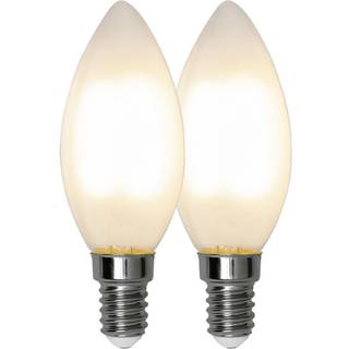 LED-lampe E14 C35 Frosted 250 lm, 2-pak