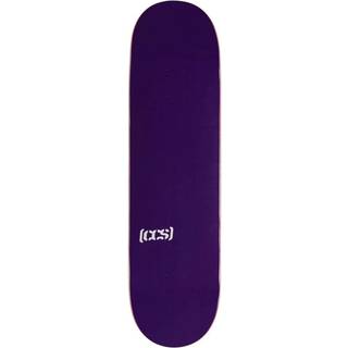 [CCS] Logo Skateboard Deck Purple 8.25 """"