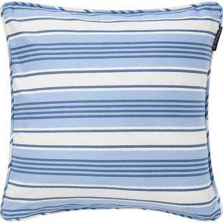 Lexington Striped Organic Pudebetræk 50x50 Cm t - Pyntepuder & Betræk Bomuldstwill Blå - 12514104-5600-SH25