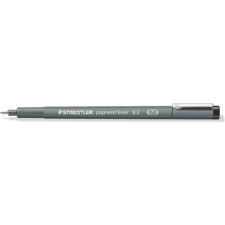 Fineliner pigment liner 0,3mm sort
