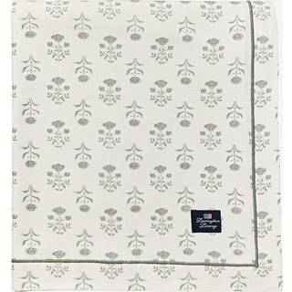 Lexington Floral Dug 150x250 Cm - Duge & Bordløbere Økologisk Bomuld Hvid - 12513000-8403-TC20