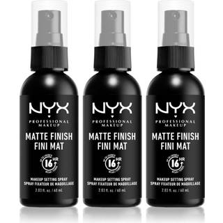 NYX Professional Makeup Makeup Setting Spray Matte Fikseringsspray 3x60 ml - 3x60 ml