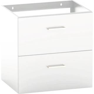 Kriss Skandi vandtæt baderumsmøbel m/2 skuffer, hvid, 60 cm