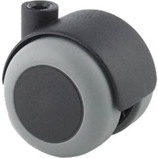 Tente T50M/8SV/GR Møbelhjul 50 mm, grå, nylon Obrake