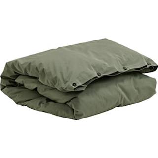 Tekla - Percale Double cover 220x220, Olive Green - Grøn