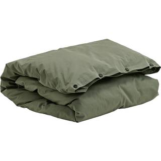 Tekla - Percale - Påslakan Singel, 150 x 210 cm, Olive Green - Grøn