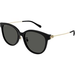 Gucci Kvinde Gucci GG1883SK 001 Solbriller Acetat Sort Grå Rund