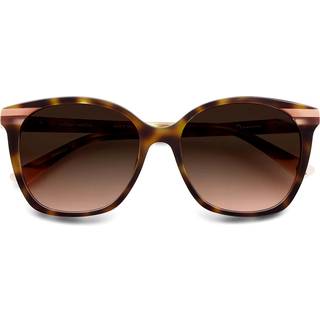 Etnia Barcelona Liceu HVOG 55 Solbriller Kvinder Tortoiseshell - Dark Brown Tortoise Orange Laminate - 55mm