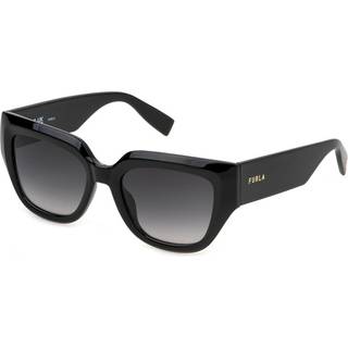Furla SFU809 0700 53 Solbriller Mænd Black - Shiny Black - 53mm
