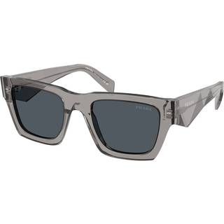 Prada PR A06SF Asian Fit 16Z70B 54 Solbriller Mænd Grå - Transparent Dark Grey - 54mm