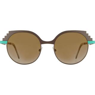 VANNI VS9619 C296 52 Solbriller Kvinder Brun - Dark Brown Green Laminate - 52mm