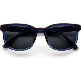 Etnia Barcelona Luzon Polarized BLYW 55 Solbriller Mænd Blue - Opaque Faded Blue Top Yellow - 55mm