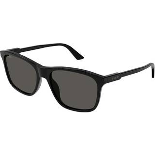 Gucci Mand GG1819S 001 Solbriller Acetat Sort Grå Firkantet