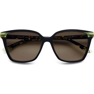 Etnia Barcelona Encants BKHV 56 Solbriller Kvinder Black - Black Green Laminate - 56mm