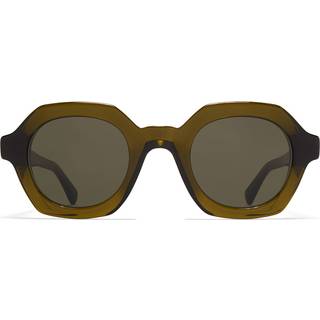 Mykita Teshi 775 47 Solbriller Kvinder Grøn - Shiny Silver - 47mm