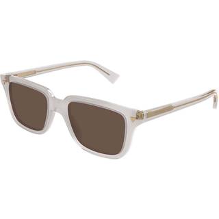 Bottega Veneta Unisex BV1363S 004 Solbriller Acetat Grå Brun Firkantet