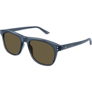 Gucci Mand GG1893S 004 Solbriller Acetat Blå Brun Firkantet