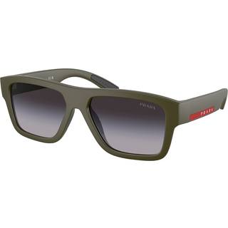 Prada Linea Rossa PS 04ZSF Asian Fit 15X09U 56 Solbriller Mænd Grøn - Matte Military Green - 56mm