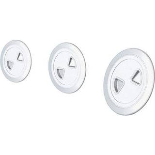 Inspektionsluge Nuova Rade Inspection Hatch, rund, Ø222/168 mm, med skrue låg, hvid