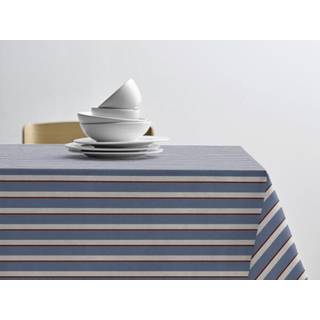 Sentimental Stripe Akryldug med antiskrid China blue - i metermål