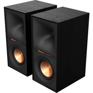 Klipsch Reference R-40PM Aktiv reol højttaler, sort, 1 par | PRIS-MATCH