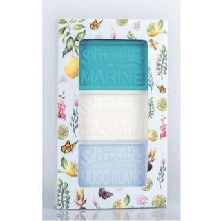 La Savonnerie De Nyons Soap Bar Set 300 g 3x100gr Blue