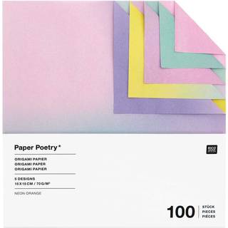 Paper Poetry Origami Blurry Gradient
