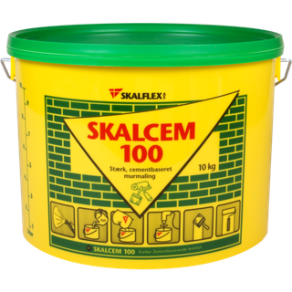 Skalflex Skalcem 100 cementbaseret murmaling mellemgul 10 kg.