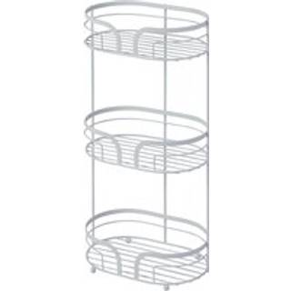 Showerdrape Showerdrape White Dante Freestanding Floor Caddy